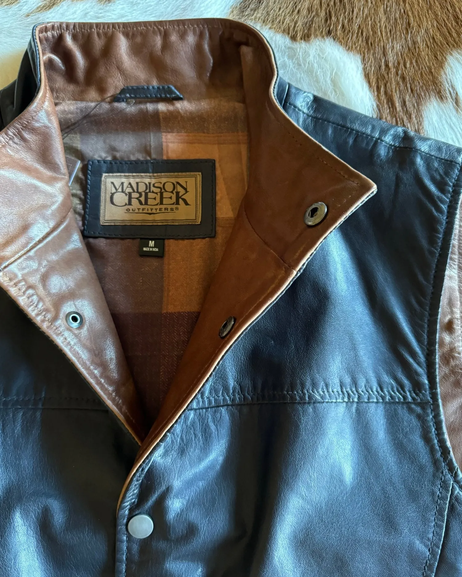 Canyon Lambskin Leather Vest (Men's)